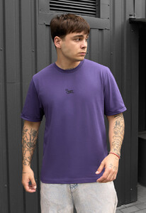 Фото - Фиолетовая молодежная футболка Staff violet logo - Men box