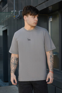 Фото - Брендированная серая футболка Staff gray logo - Men box