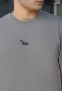 Фото - Брендированная серая футболка Staff gray logo - Men box