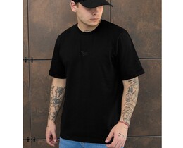 Фото - Однотонная футболка с логотипом Staff black logo - Men box