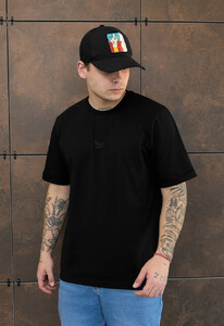 Фото - Однотонная футболка с логотипом Staff black logo - Men box