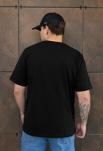 Фото - Однотонная футболка с логотипом Staff black logo - Men box
