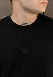 Фото - Однотонная футболка с логотипом Staff black logo - Men box