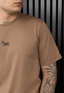 Фото - Светло-коричневая футболка Staff light brown logo - Men box