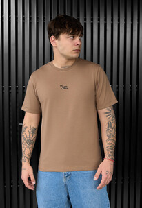 Фото - Светло-коричневая футболка Staff light brown logo - Men box