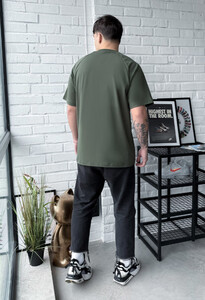 Фото - Базовая футболка цвета хаки Staff khaki - Men box