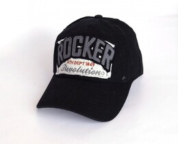 Фото - Мужская бейсболка Sport Line черная с логотипом Rocker - Men box