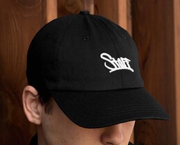 Фото - Черная кепка с белым логотипом Staff black logo - Men box