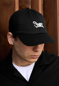 Фото - Черная кепка с белым логотипом Staff black logo - Men box