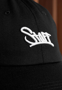 Фото - Черная кепка с белым логотипом Staff black logo - Men box