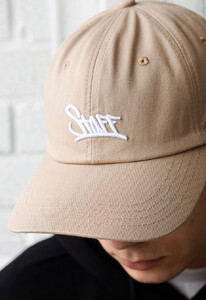Фото - Бежевая брендированная кепка Staff beige logo - Men box