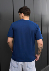 Фото - Синяя брендированная футболка Staff blue logo - Men box