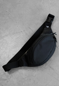 Фото - Базова поясна сумка Staff black у чорному кольорі - Men box