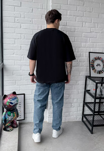 Фото - Черная оверсайз футболка Staff black basic oversize - Men box