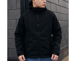 Фото - Повседневная мужская куртка Staff soft shell ob black - Men box