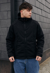 Фото - Повседневная мужская куртка Staff soft shell ob black - Men box