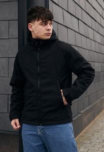 Фото - Повседневная мужская куртка Staff soft shell ob black - Men box