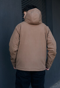 Фото - Коричневая демисезонная куртка Staff soft shell ob brown - Men box