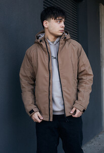 Фото - Коричневая демисезонная куртка Staff soft shell ob brown - Men box