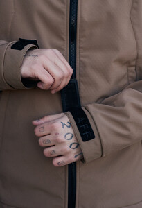 Фото - Коричневая демисезонная куртка Staff soft shell ob brown - Men box