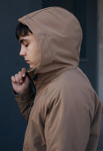 Фото - Коричневая демисезонная куртка Staff soft shell ob brown - Men box