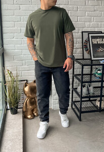 Фото - Футболка цвета хаки от бренда Staff khaki basic - Men box
