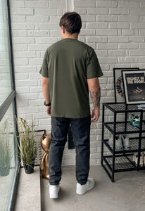 Фото - Футболка цвета хаки от бренда Staff khaki basic - Men box