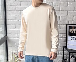 Фото - Базовый лонгслив молочного цвета Staff milk basic - Men box