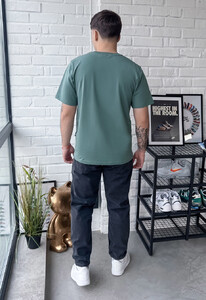 Фото - Всесезонная зеленая футболка Staff green basic - Men box