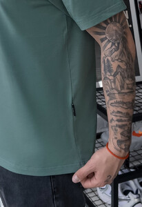 Фото - Всесезонная зеленая футболка Staff green basic - Men box