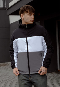 Фото - Чоловіча демісезонна вітровка Staff ta black & gray - Men box