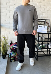 Фото - Повседневный серый свитшот Staff gray logo - Men box