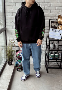 Фото - Молодіжне оверсайз худі Staff money oversize - Men box