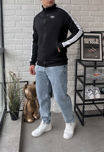 Фото - Молодіжна чорно-біла олімпійка Staff logo stripes - Men box