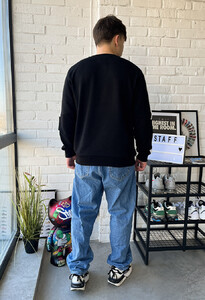 Фото - Черный брендированный свитшот Staff black logo - Men box