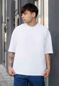 Фото - Белая оверсайз футболка Staff harmony oversize - Men box