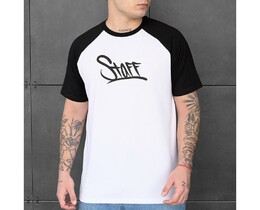 Фото - Двухцветная футболка Staff logo black & white - Men box
