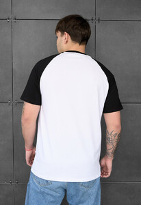 Фото - Двухцветная футболка Staff logo black & white - Men box