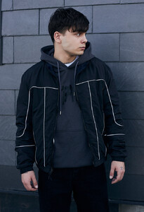 Фото - Мужская двухсторонняя ветровка Staff black kant reflective - Men box