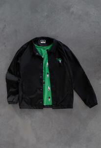 Фото - Ветровка с ярким принтом Staff x White Dog black & green - Men box