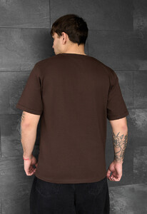 Фото - Коричнева футболка з логотипом Staff brown logo - Men box