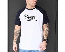 Фото - Брендована футболка Staff logo navy & white - Men box