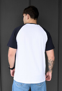 Фото - Брендована футболка Staff logo navy & white - Men box
