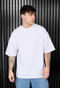 Фото - Повсякденна футболка Staff white oversize premium - Men box
