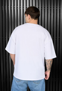 Фото - Повсякденна футболка Staff white oversize premium - Men box