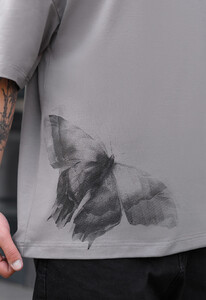 Фото - Оверсайз футболка з метеликами Staff butterfly oversize - Men box