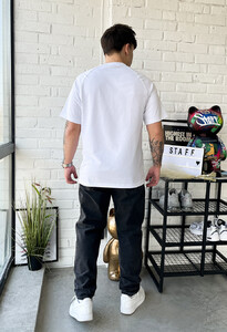Фото - Однотонна чоловіча футболка Staff basic white - Men box