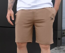 Фото - Мужские шорты коричневого цвета Staff brown logo - Men box