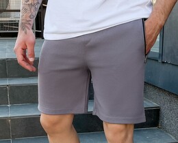 Фото - Светло-серые мужские шорты Staff ley light gray - Men box