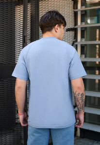 Фото - Блакитна однотонна футболка Staff light blue - Men box
